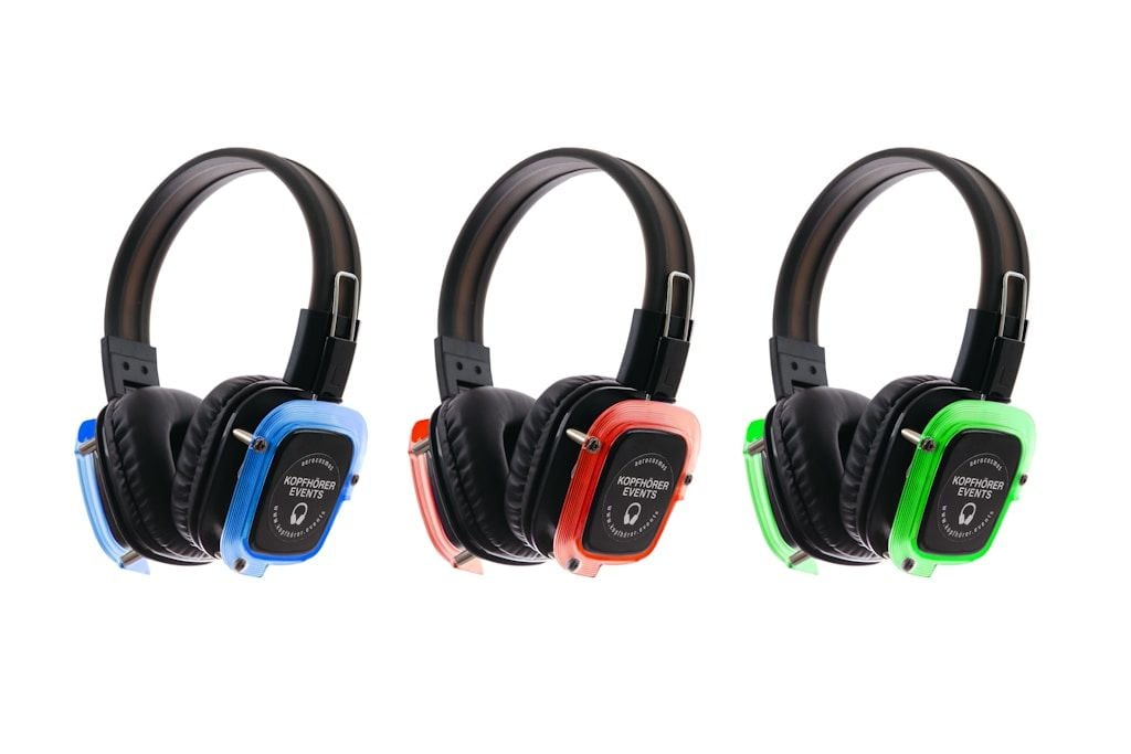 silent disco wynajem słuchawki